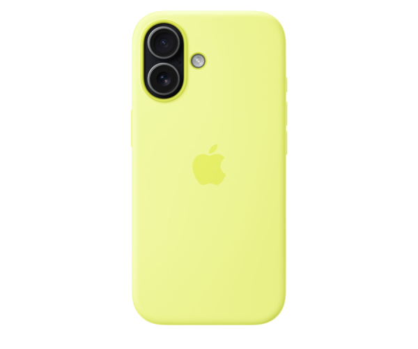Apple Original Silicone Case Neon Yellow with MagSafe for iPhone 17 (MGEV4)