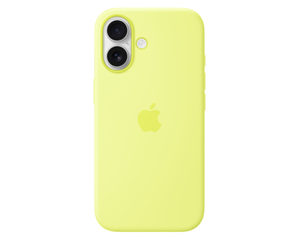 Apple Original Silicone Case Neon Yellow with MagSafe for iPhone 17 (MGEV4)