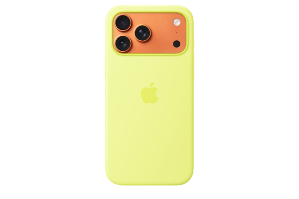 Apple Original Silicone Case Neon Yellow with MagSafe for iPhone 17 Pro Max (MGFM4)