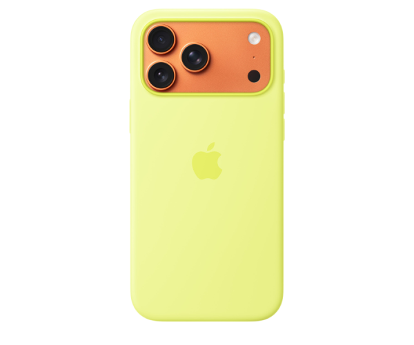 Apple Original Silicone Case Neon Yellow with MagSafe for iPhone 17 Pro Max (MGFM4)