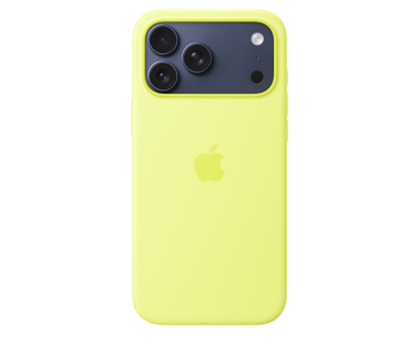 Apple Original Silicone Case Neon Yellow with MagSafe for iPhone 17 Pro Max (MGFM4)