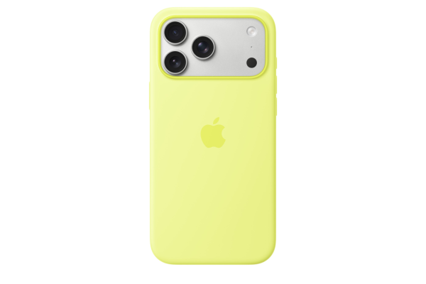 Apple Original Silicone Case Neon Yellow with MagSafe for iPhone 17 Pro (MGFF4)