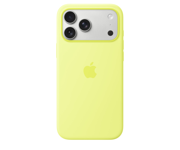 Apple Original Silicone Case Neon Yellow with MagSafe for iPhone 17 Pro Max (MGFM4)