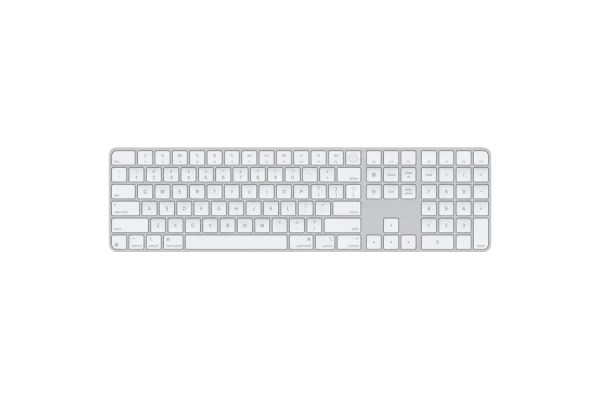 Apple Magic Keyboard with Touch ID and Numeric Keypad USB-C White (MXK73)