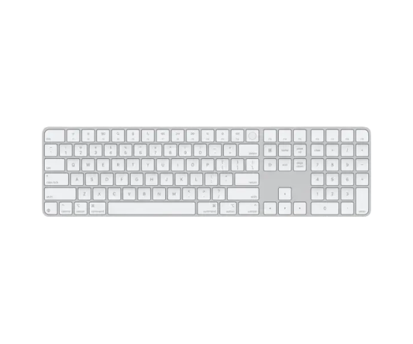 Apple Magic Keyboard with Touch ID and Numeric Keypad USB-C White (MXK73)