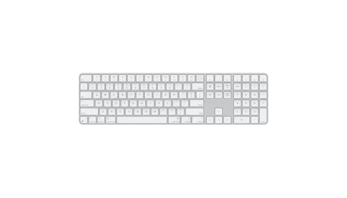Apple Magic Keyboard with Touch ID and Numeric Keypad USB-C White (MXK73)